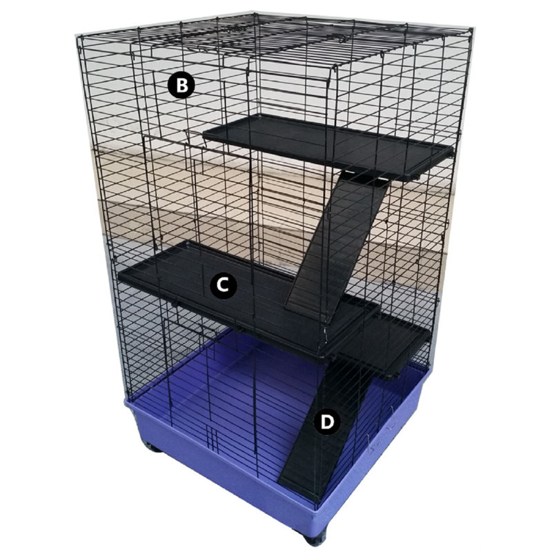 Tucker Murphy™ Pet Hartselle 4 Level Small Animal Cage Wayfair